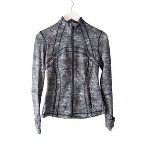 Lululemon Define Jacket
Rush Jacquard Black White Space Dye Luon Full Zip Yoga 6